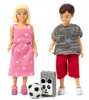 Набор кукол для домика "Школьники"