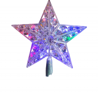Фигура "Звезда белая ёлочная" 22Х22 см