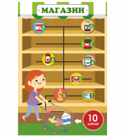 Дидактическая настенная панель/Бизиборд  МАГАЗИН