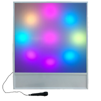 Интерактивная светозвуковая панель "Вращающиеся огни"