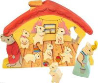 Пазл "Волк и семеро козлят"