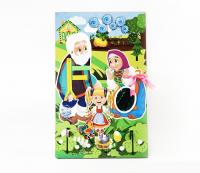 Бизиборд настенный СКАЗОЧНЫЕ ПЕРСОНАЖИ. Серия СТРАНА СКАЗОК