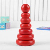 Пирамидка «Одноцветная» 7 деталей, в ассортименте