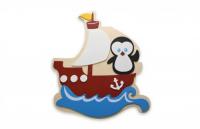 Декорация "Пингвин-капитан"